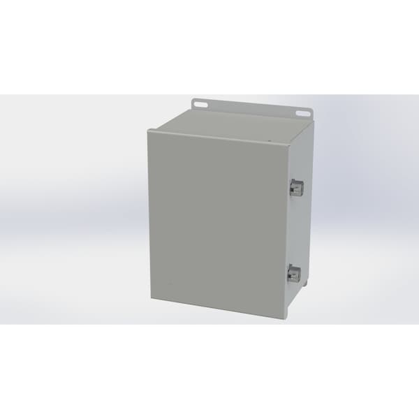 Screw Clamps Electrical Enclosures, 10.13 in H, 6 in D, 8 in W, NEMA 3R, 4, 12, 13, Carbon Steel